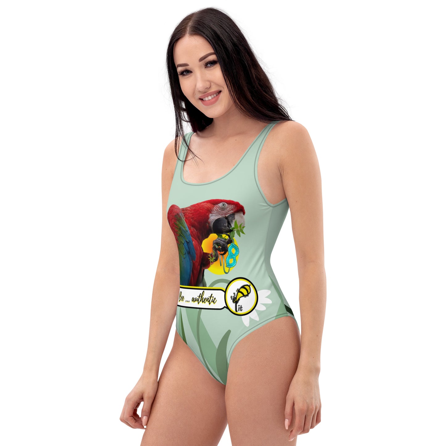 Swimsuit One Piece Beeauthentic with Pattern
