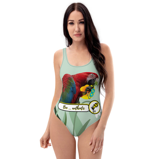Swimsuit One Piece Beeauthentic with Pattern